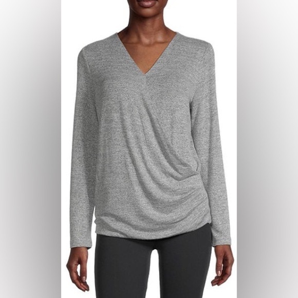 Stylus Heather Gray Long Sleeve Soft Top Size Large - Picture 1 of 6